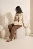 Mini Jute Shoulder Bag - Cream