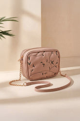 Floral Crossbody Bag - Pink