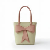 Classic Bow Tote - Beige