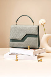 Echelon Line Handbag - Green