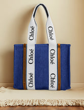 Chloe Canvas Tote 51 - Blue