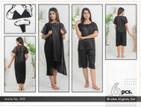 6 Pcs Nighty Set - 009