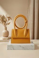 Jacqumues Handbag - Mustard