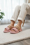 Braided Glam Slides - R 01 - Pink