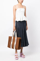 Chloe Canvas Tote 51 - Brown