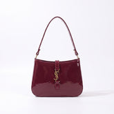 YSL Shiny crush handbag - Maroon
