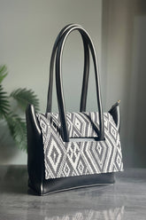 Two Style Canvas Tote - Black