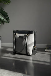 Strap Jute Tote - Black