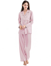 Silk PJ Set - Pink