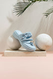 Ruched Comfort Knot Slipper - R 02 - Sky Blue