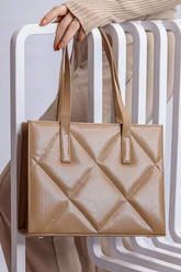 Luxe Shoulder Bag - Beige