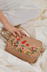 The Blosséra Charm Crossbody - Beige