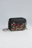 The Blosséra Charm Crossbody - Black