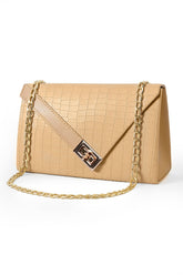 Aurelia Clutch Handbag - Beige