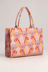 Canvas tote 30 (pink ribbon)