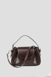 Amara Plum Shoulder Bag - Brown