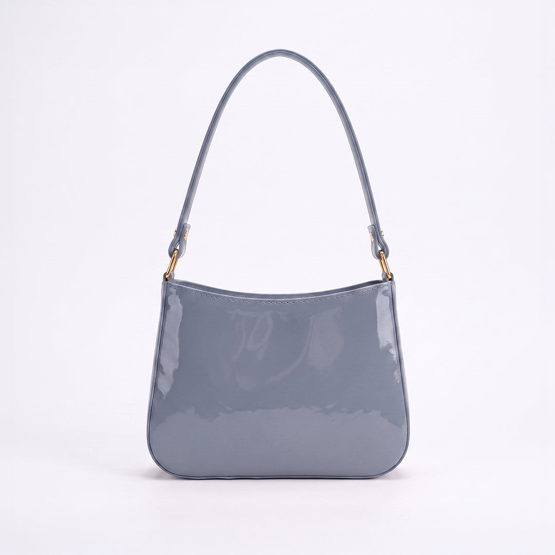 Shiny handbag - Gray