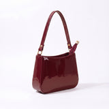 Shiny handbag - Maroon