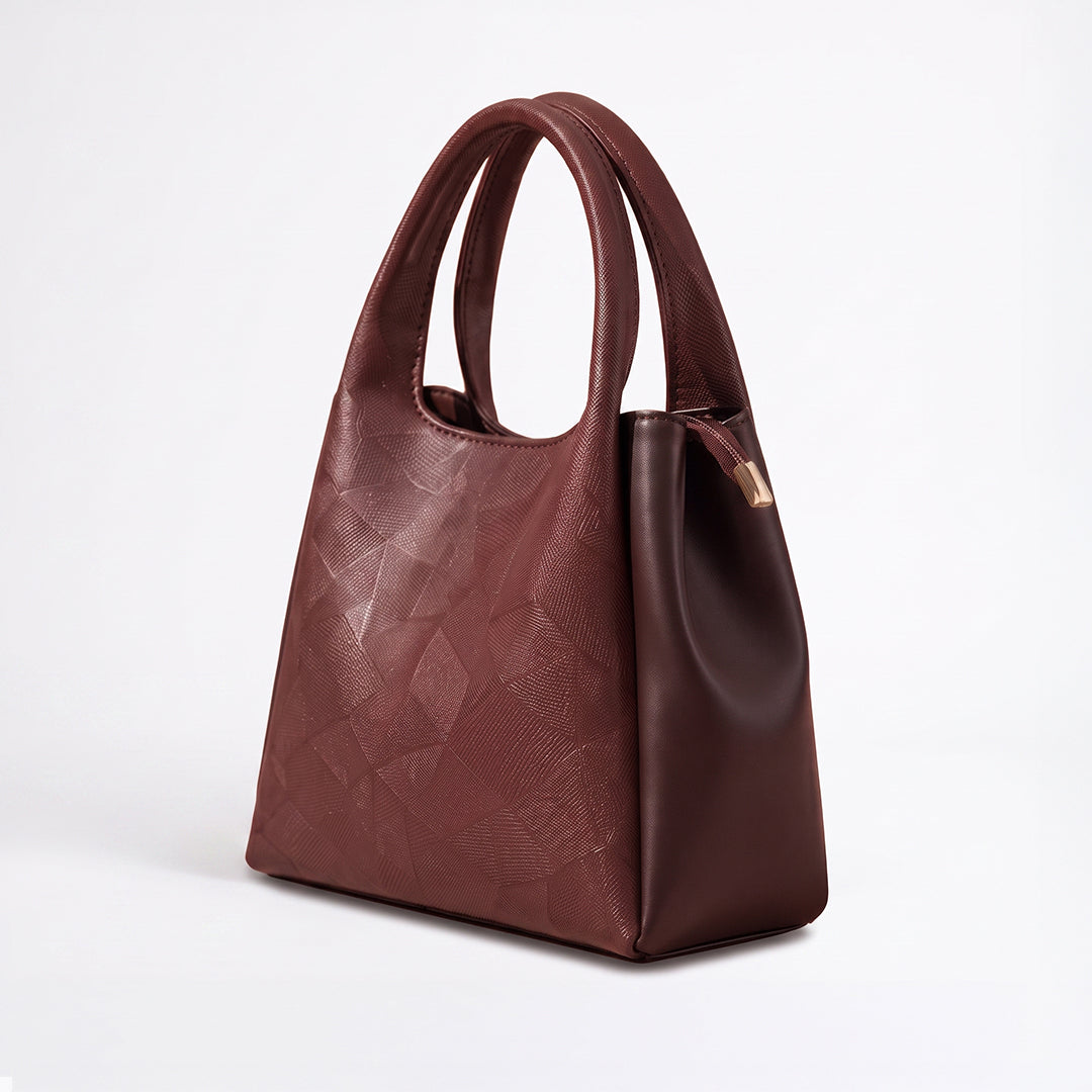 Bloom shoulder Bag - Dark Brown
