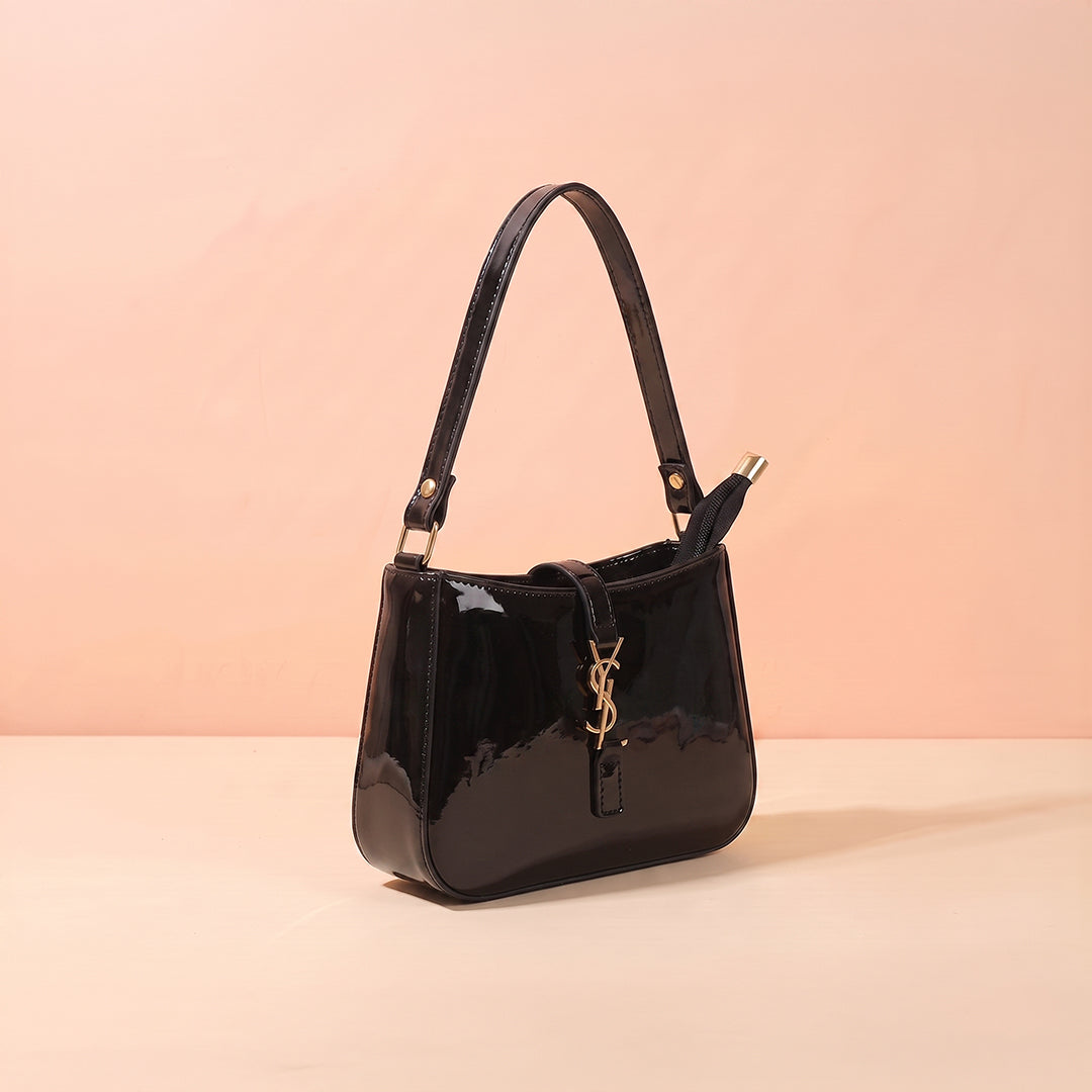 YSL Shiny crush handbag - Black