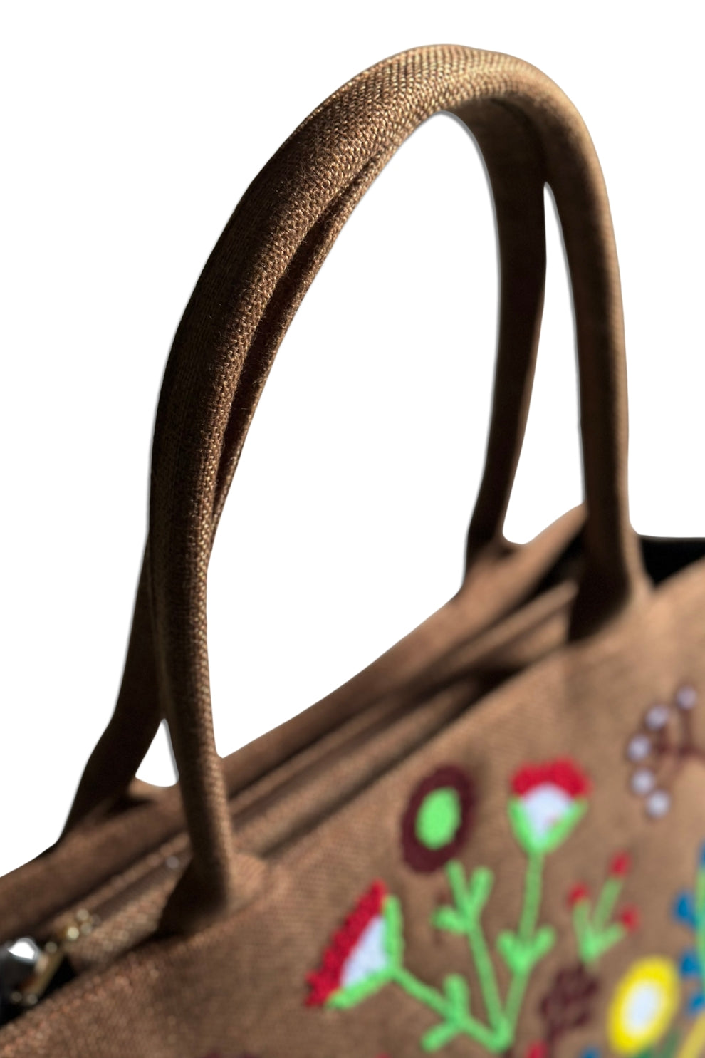 Premium Jute Tote Bag - Brown