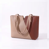 Twin Tote - Beige and Brown