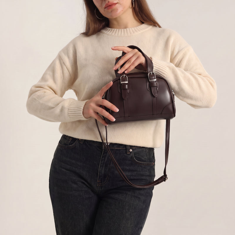 Valentina Shoulder Bag - Brown