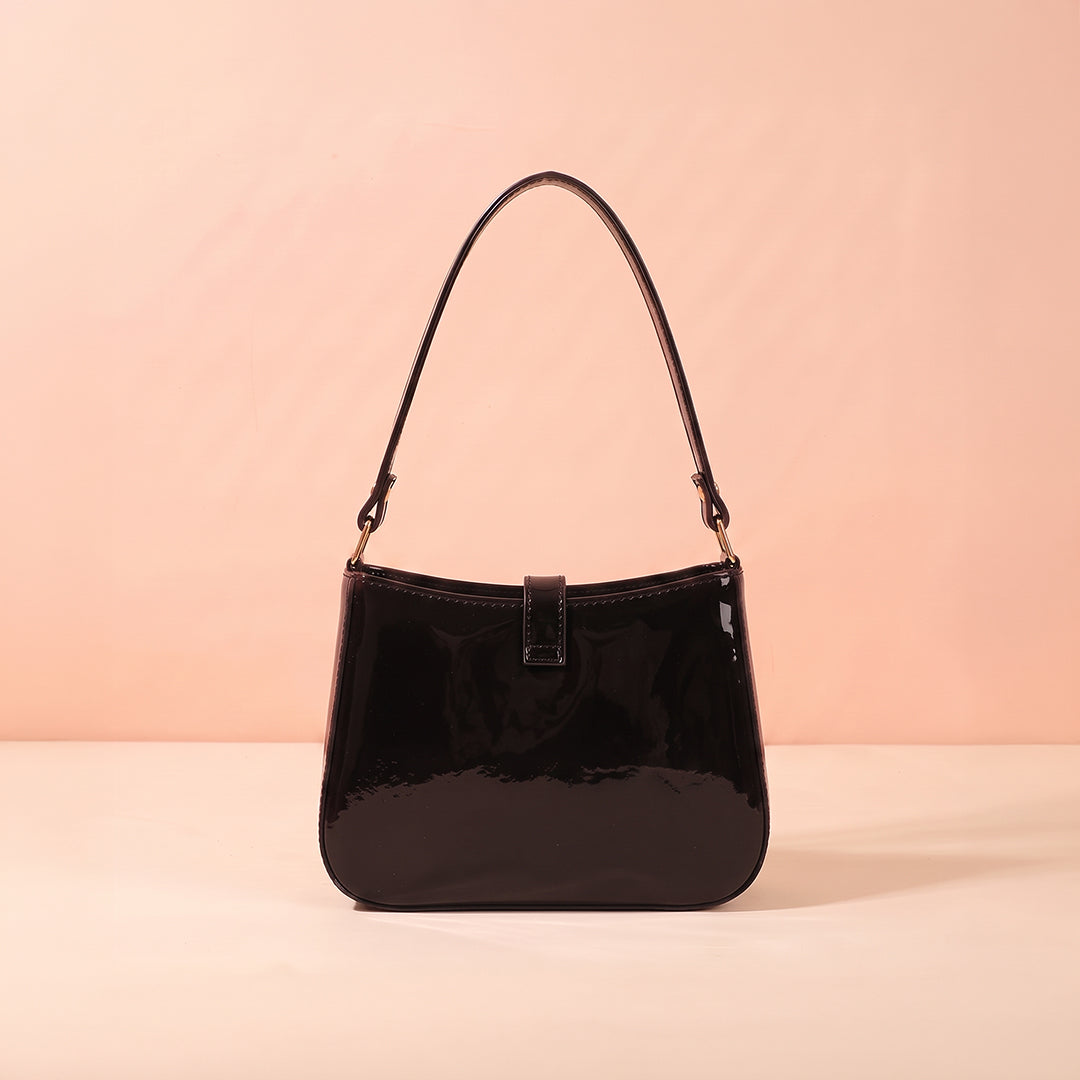 YSL Shiny crush handbag - Black