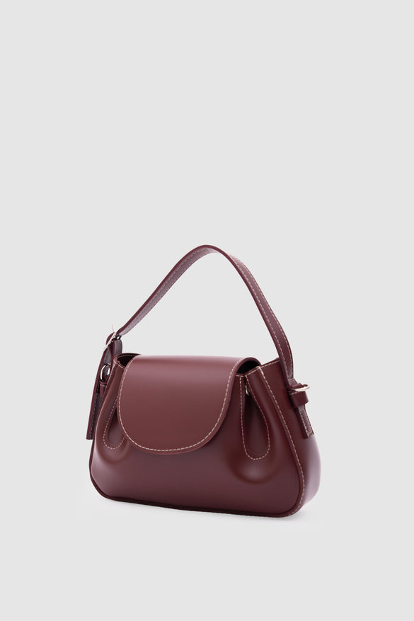 Amara Plum Shoulder Bag - Purple