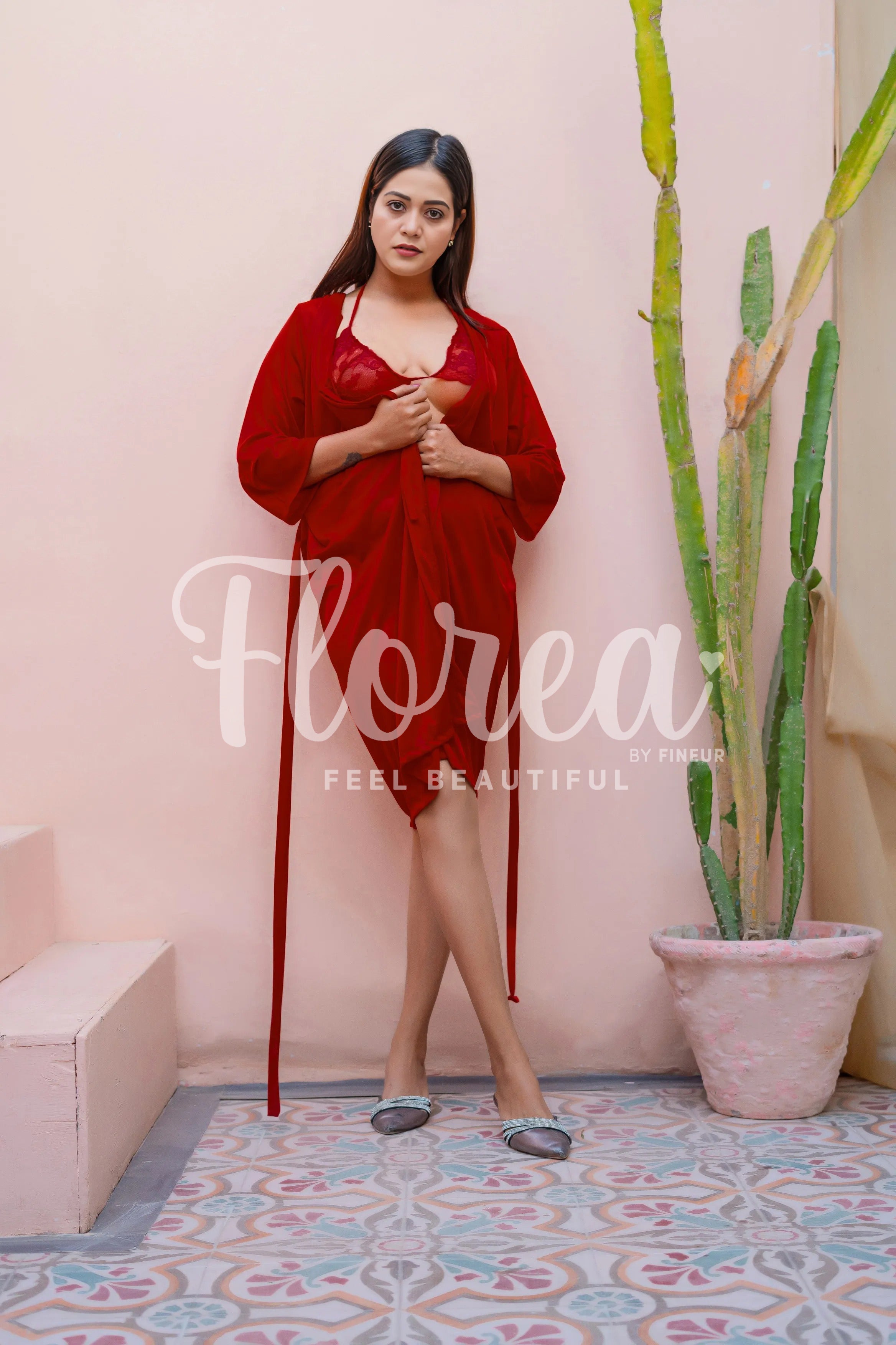 3 pcs Nighty Set - 014