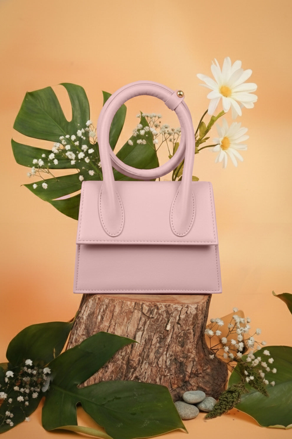 Jacqumues Handbag - Lilac