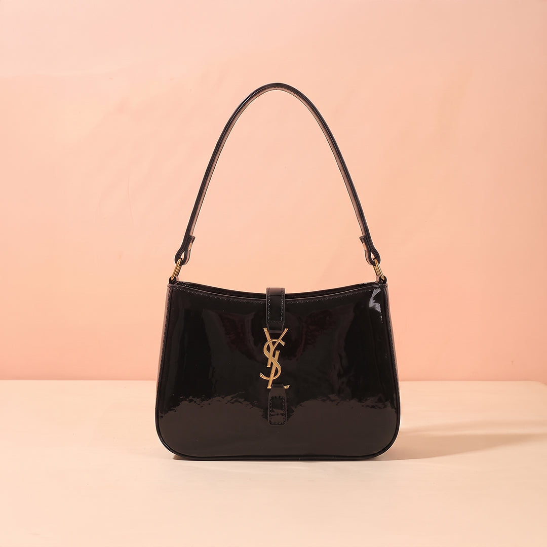 YSL Shiny crush handbag - Black