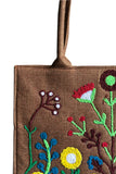 Premium Jute Tote Bag - Brown