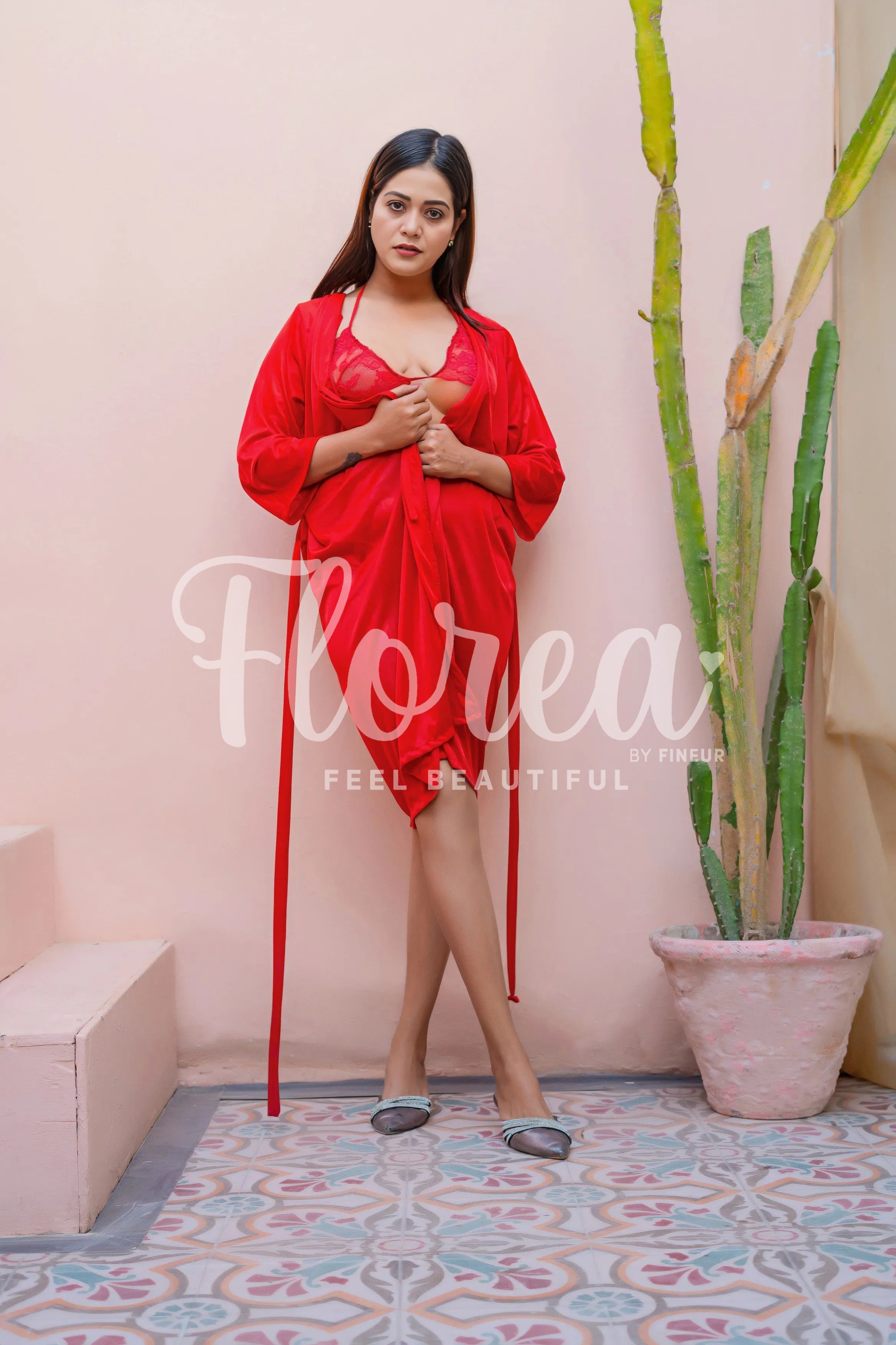 3 pcs Nighty Set - 014