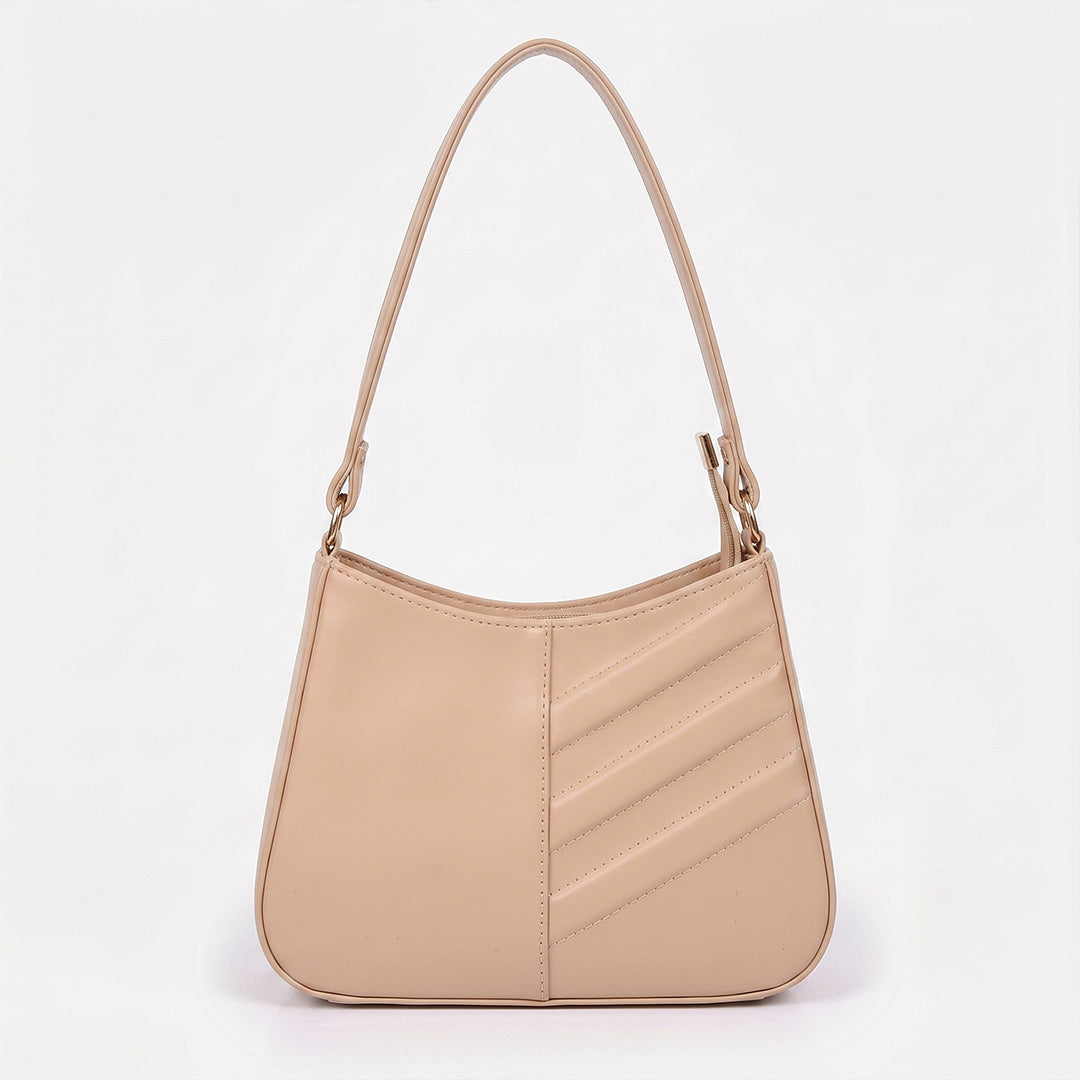 Elegant Shoulder Bag-Beige