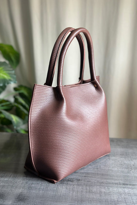 The Veloura Tote - Brown