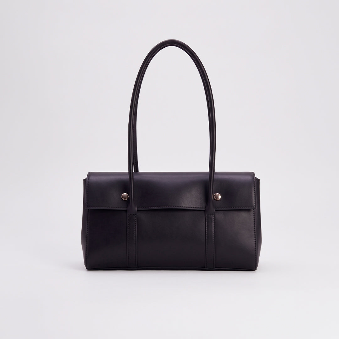 Atelier Flap Shoulder Bag - Black