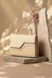 Echelon Line Handbag - Beige