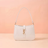 YSL Shiny crush handbag - White