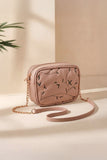 Floral Crossbody Bag - Pink