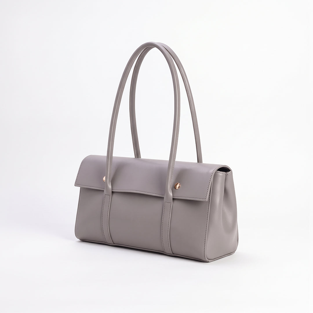 Atelier Flap Shoulder Bag - Gray