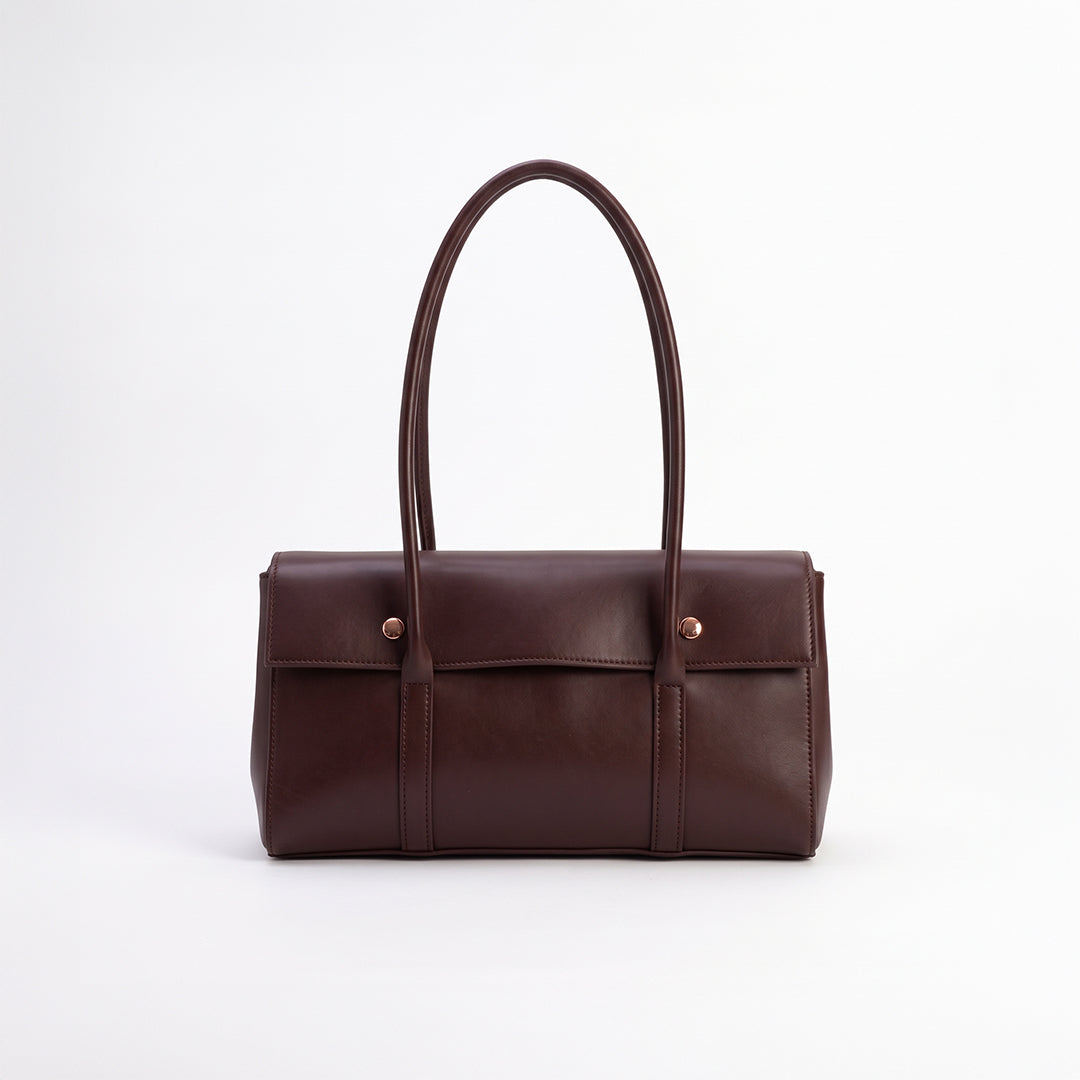 Atelier Flap Shoulder Bag - Dark Brown