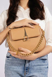 Glow Sling Handbag - Beige