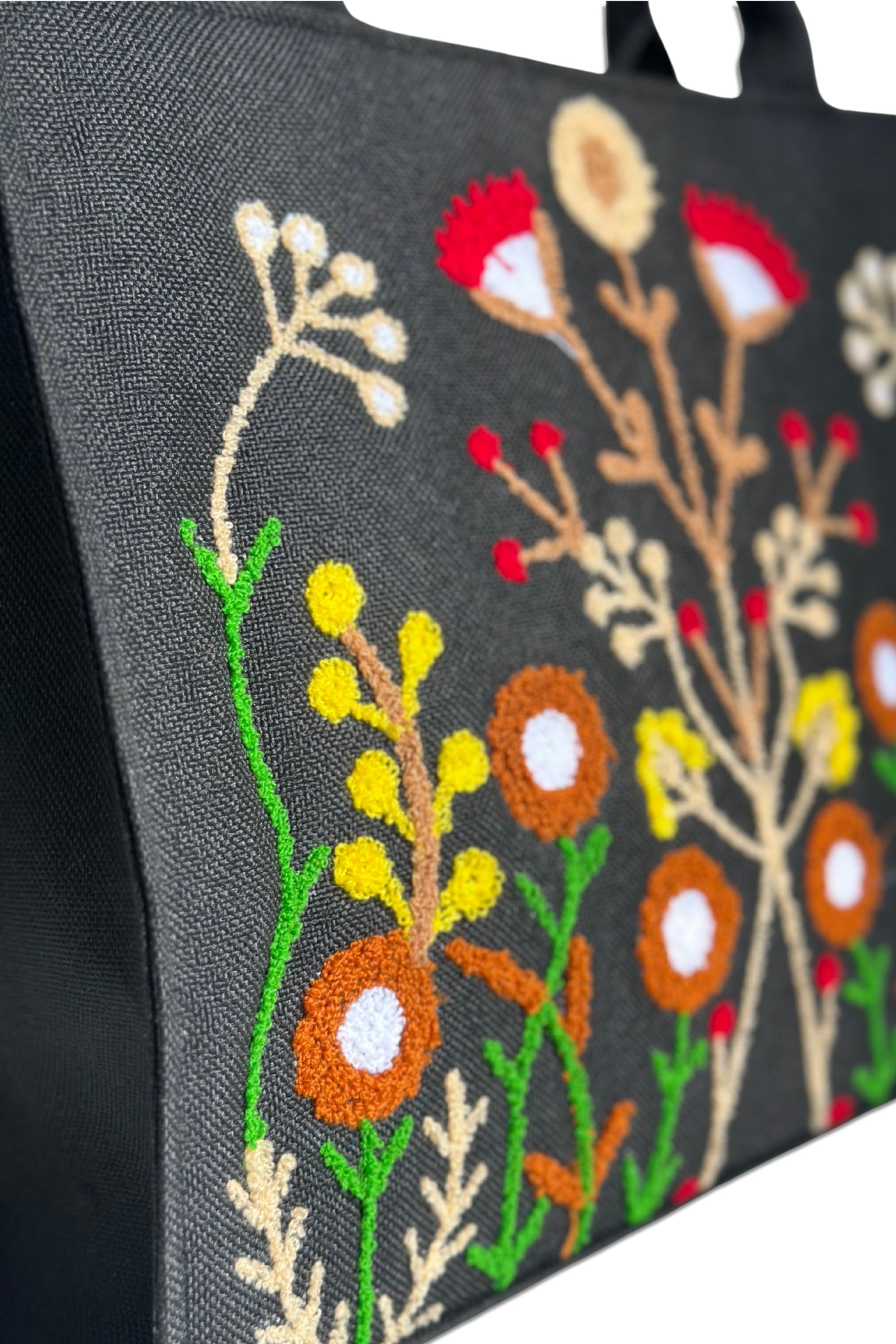 Premium Jute Tote Bag - Black