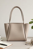 Pyramid Tote Beige