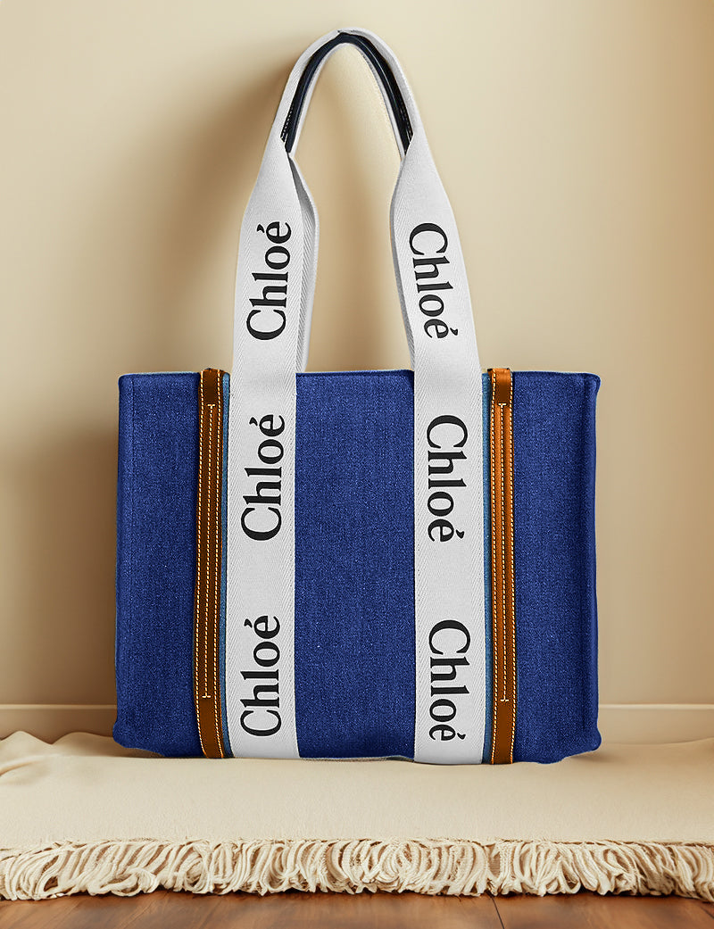 Chloe Canvas Tote 51 - Blue