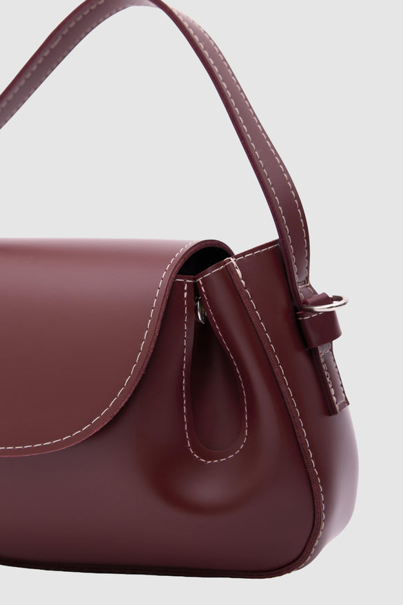 Amara Plum Shoulder Bag - Purple