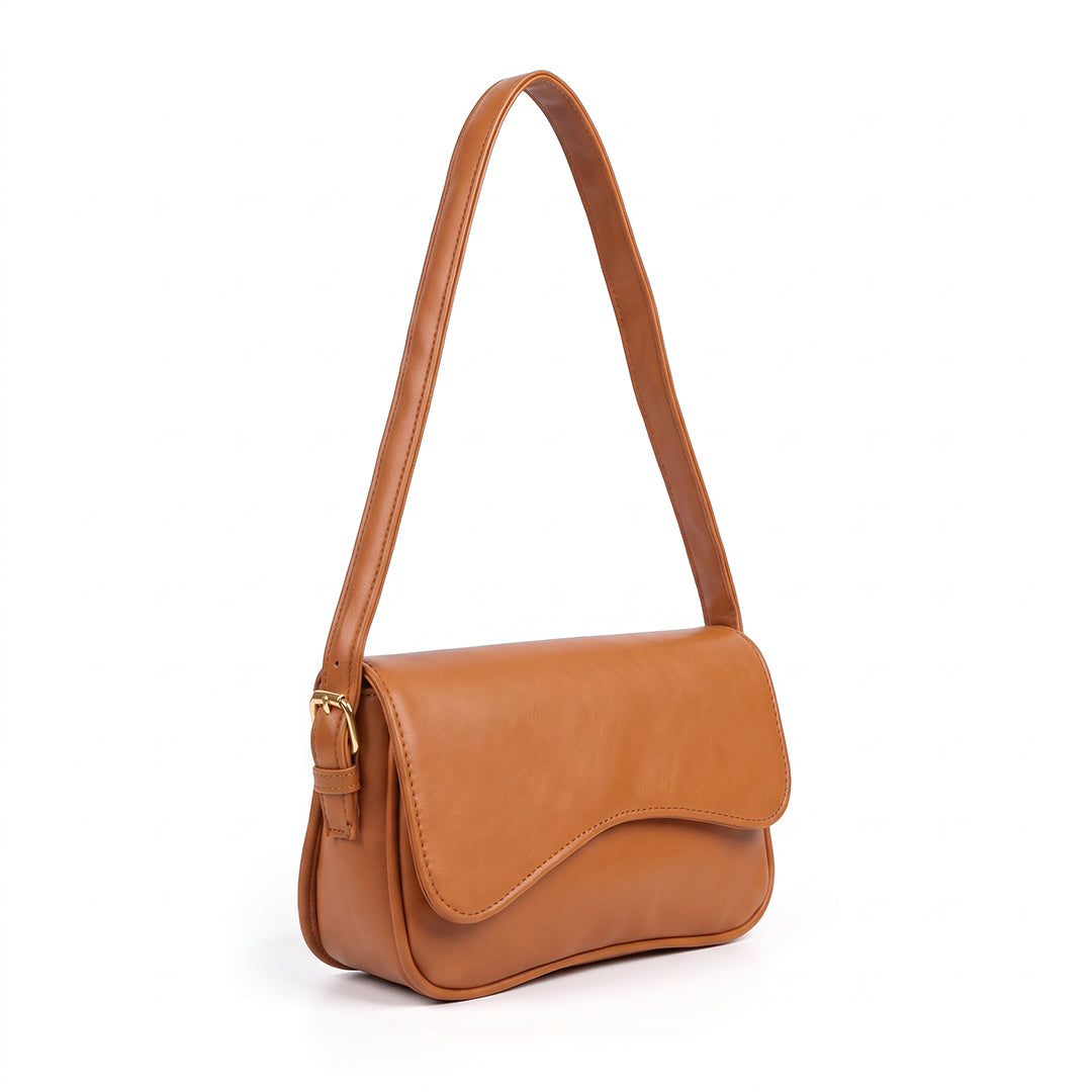 Lily Shoulder Bag - Caramel