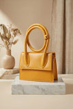 Jacqumues Handbag - Mustard