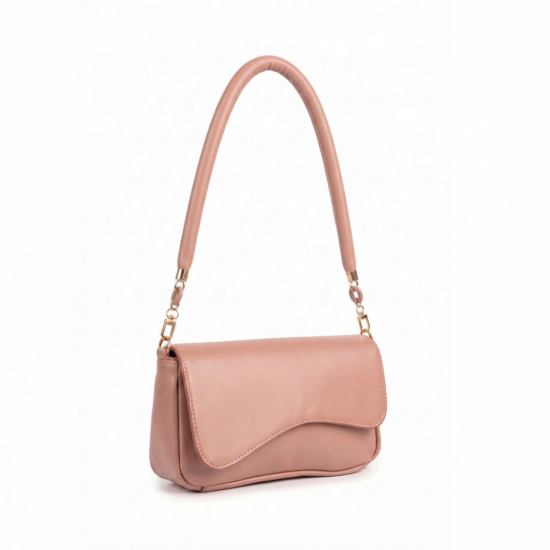 Ripple Shoulder Bag - Soft Pink